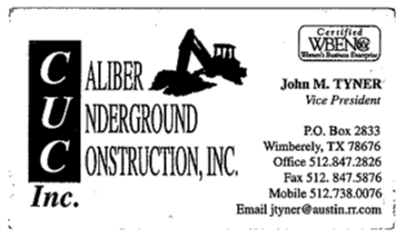 Caliber Underground Construction, Inc.